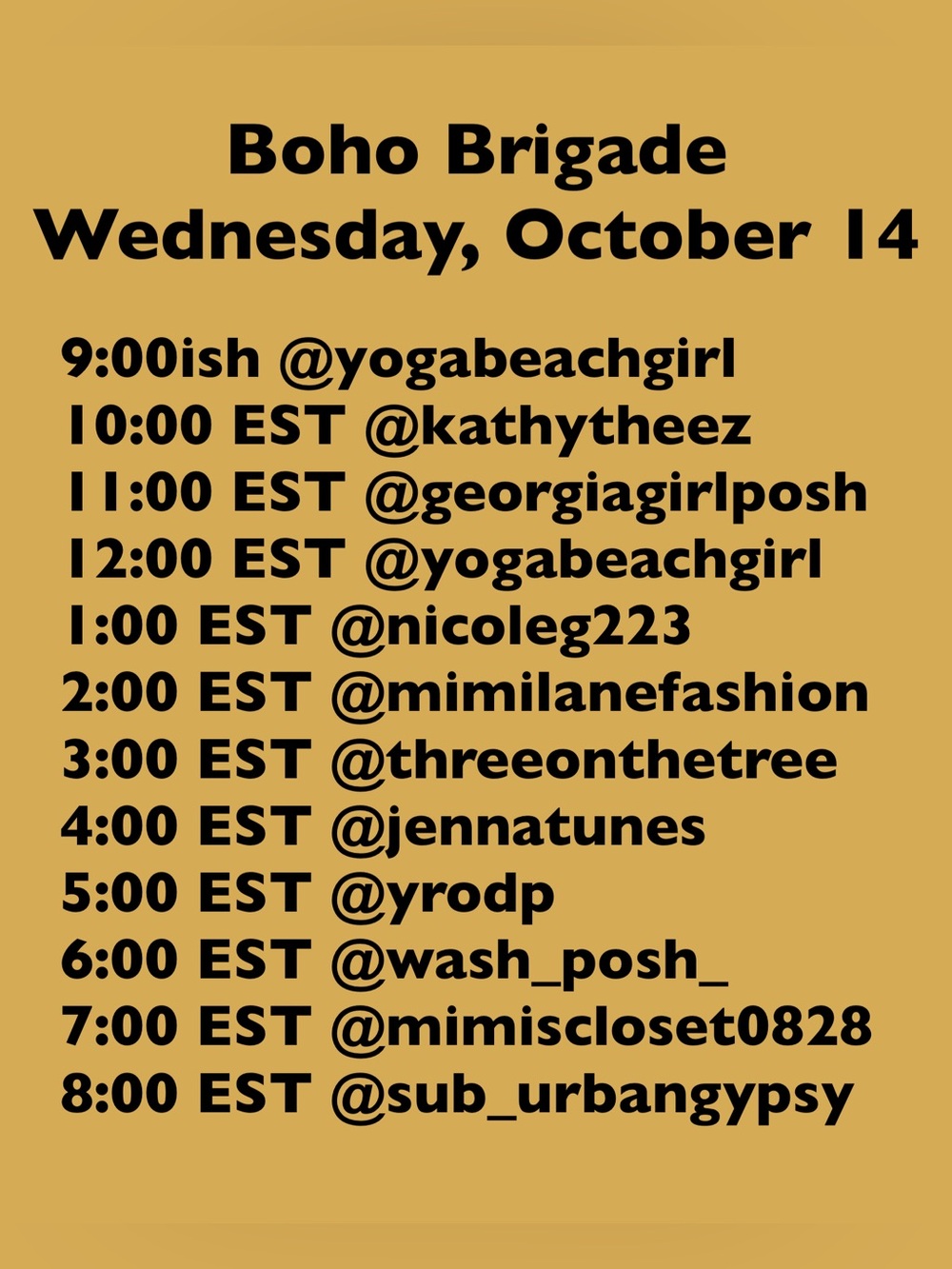 Boho Brigade 2 Year Anniversary Oct 7, 14 & 21❤️$10 ⬇️ Starts🔥 Best Boho on Posh - Picture 3 of 5